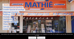 Desktop Screenshot of mathie.fr